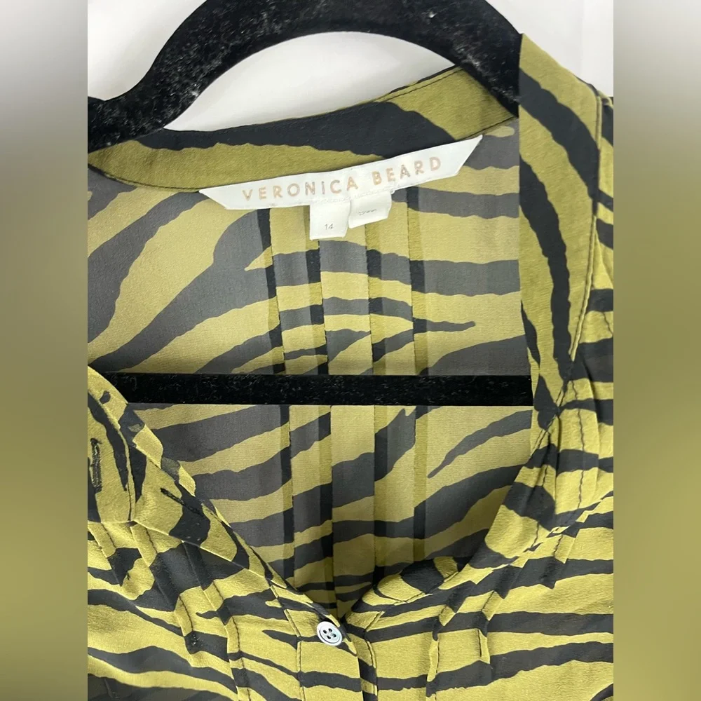 VERONICA BEARD 100% Silk Camilla Blouse